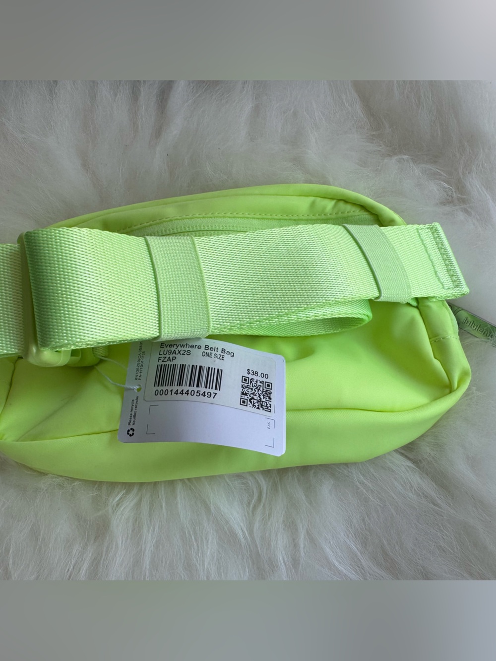 🦄RARE & NOT RELEASED🦄 NWT Everywhere Belt Bag FADED ZAP - Picture 6 of 10